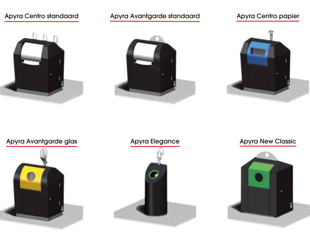 Types de bornes d’insertion pour conteneurs enterrés Types de bornes d’insertion pour conteneurs enterrés