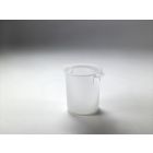 Tonneau cylindrique alimentaire 40L BLANC