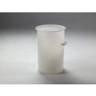 Tonneau cylindrique alimentaire 110L BLANC