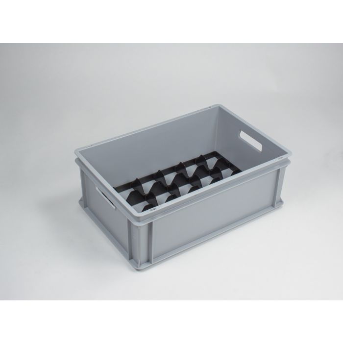 Casier A Verre Pour Bac Plastique 60x40 Cm Bas 24 Compartiments