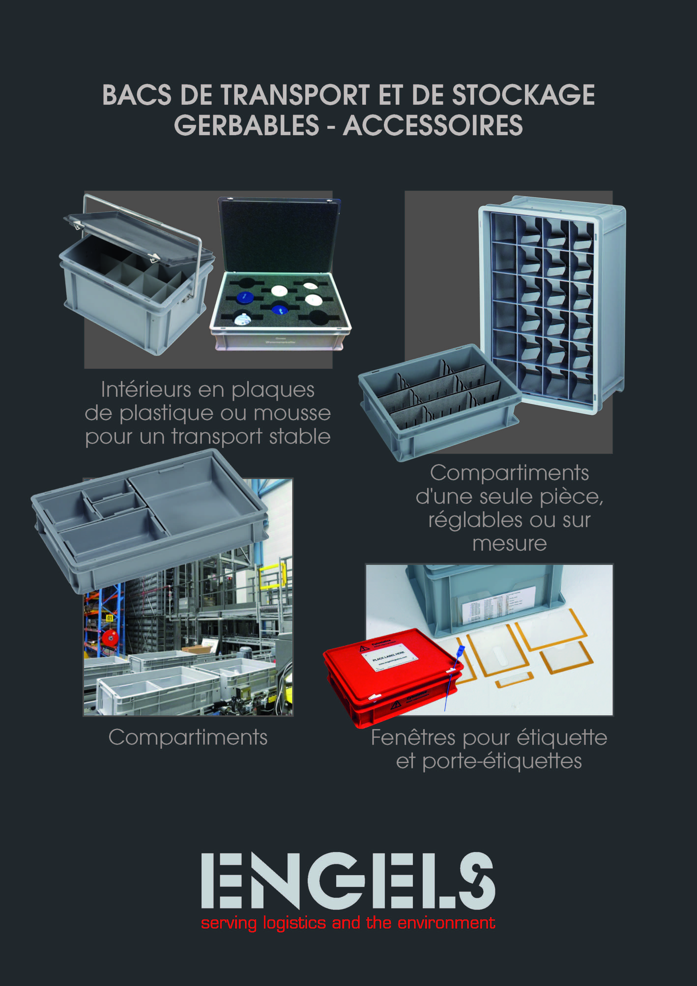 Bacs de transport accessoires